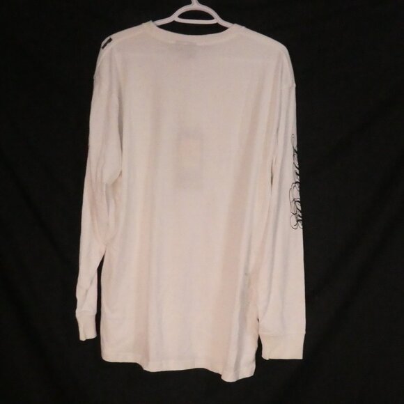 AVIREX | xl - extra large | White Graphic Long Sleeve T-Shirt / Tee | NWT - Picture 2 of 15